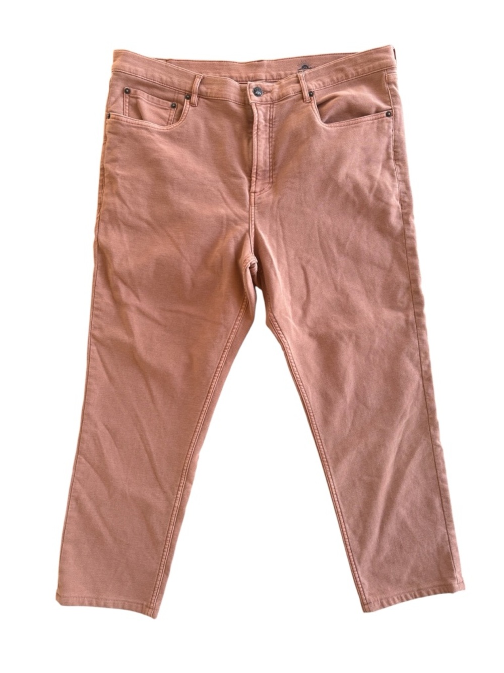 Faherty Stretch Terry 5 Pocket Pants Mens 38x27 Athletic Fit Mesa Red - Picture 9 of 10